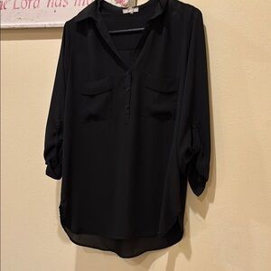 Elegant Black Women's Top